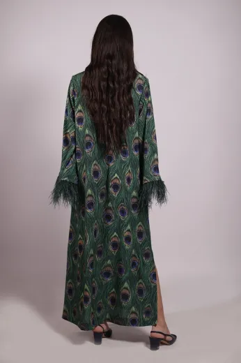 Picture of Green Feather Dress 