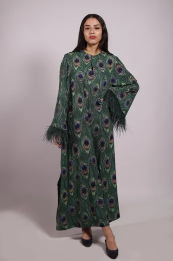 Picture of Green Feather Dress 